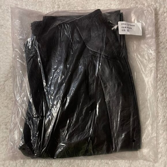 NWT Line & Dot Black Sheepskin Stripe Pants - Picture 8 of 8